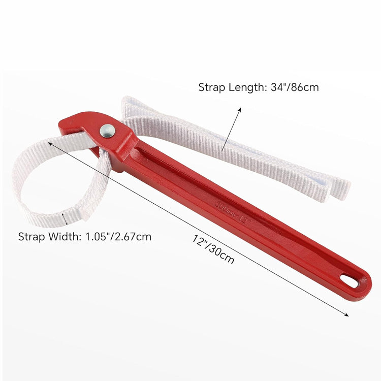 12 Inch Handle Strap Wrench