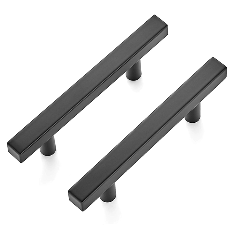 10 Pack 3 Inch Hole Center Pulls Matte Black Handles