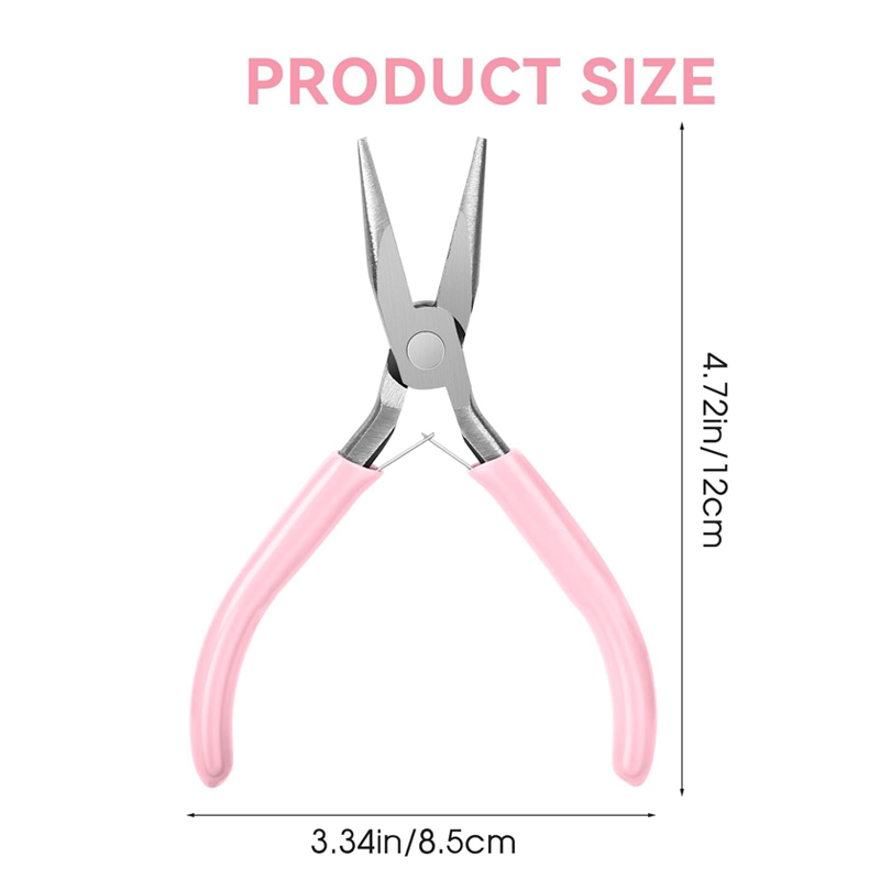 Needle Nose Pliers 5 Inch Long with Side Cutters
