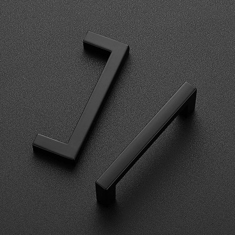 10 Pack 5 Inch Hole Center Pulls Matte Black Handles