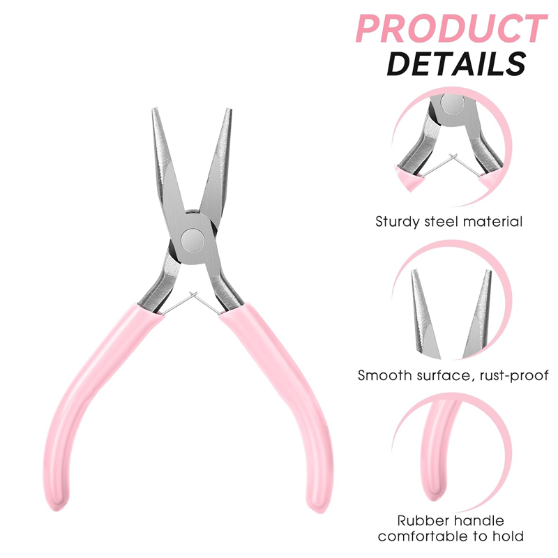 Needle Nose Pliers 5 Inch Long with Side Cutters