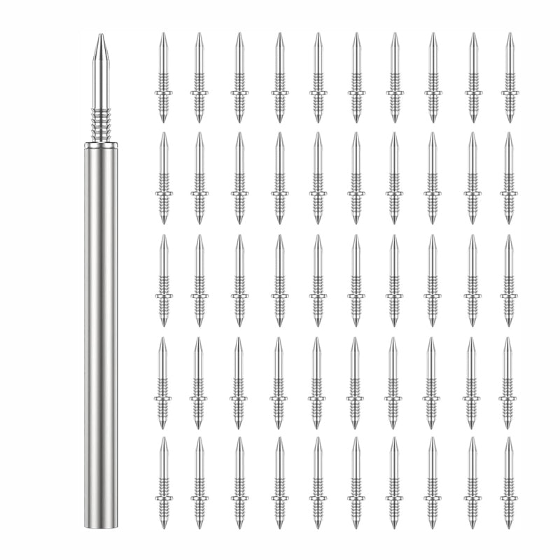 Double-Head Skirting Thread Seamless Nails