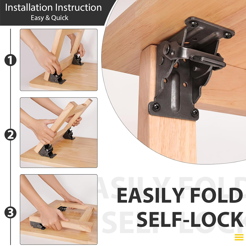 Table Legs Folding Brackets