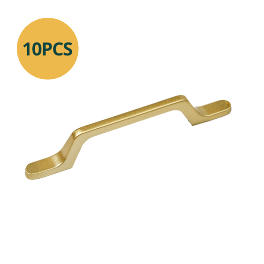 10 Pack 5 Inch Gold Aluminum Alloy Kitchen Cabinet Handles