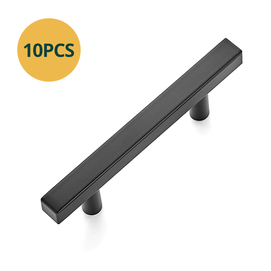 10 Pack 3 Inch Hole Center Pulls Matte Black Handles