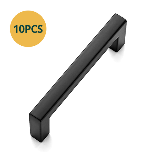 10 Pack 5 Inch Hole Center Pulls Matte Black Handles