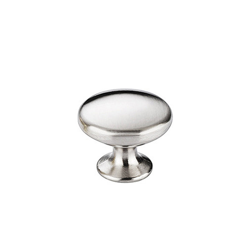 1.1'(30mm)Brushed Nickel Round Zinc Cabinet Knobs