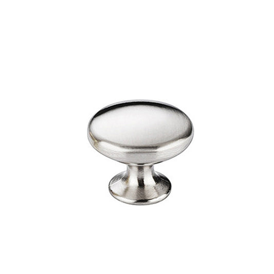 1.1'(30mm)Brushed Nickel Round Zinc Cabinet Knobs