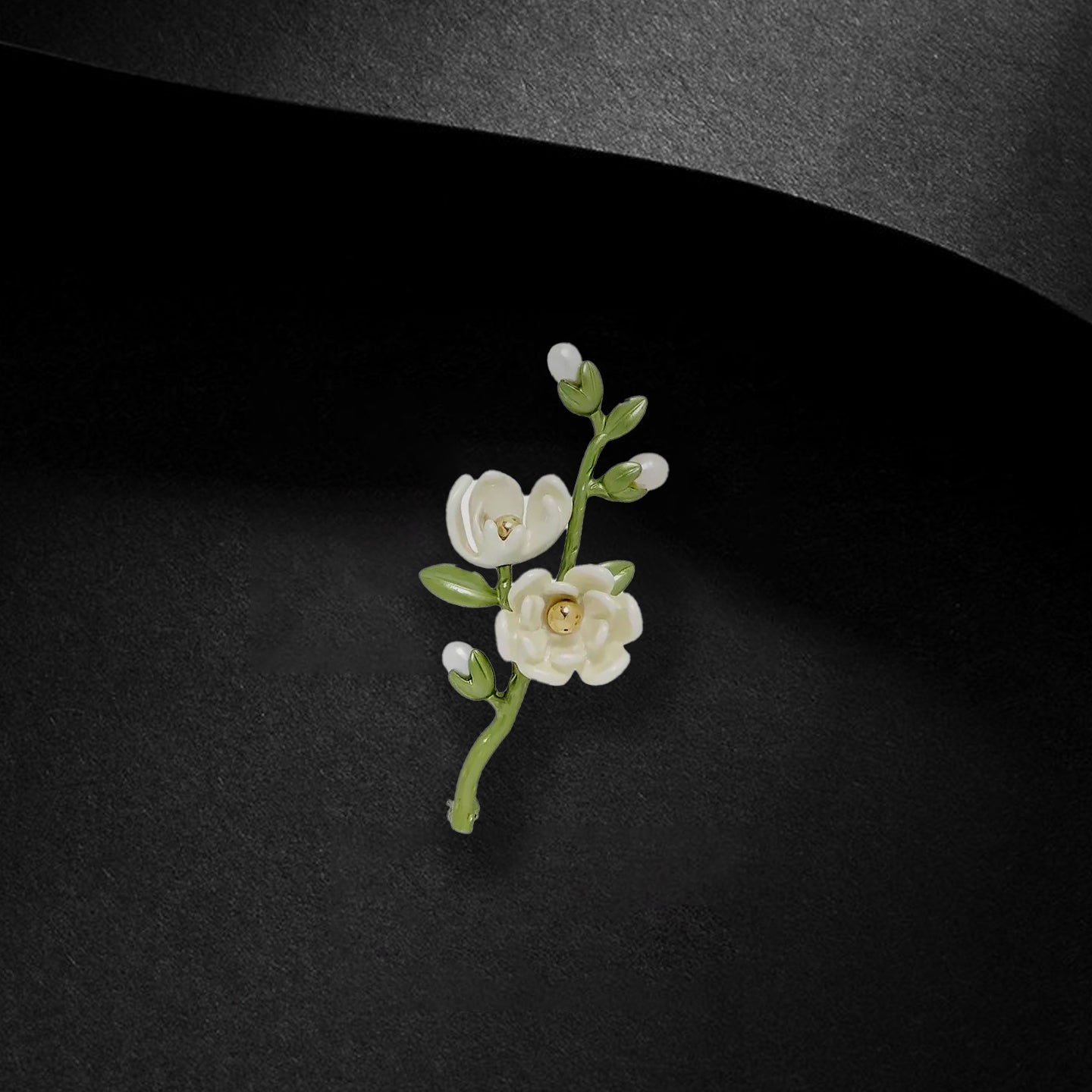 Magnolia Plant Brooch