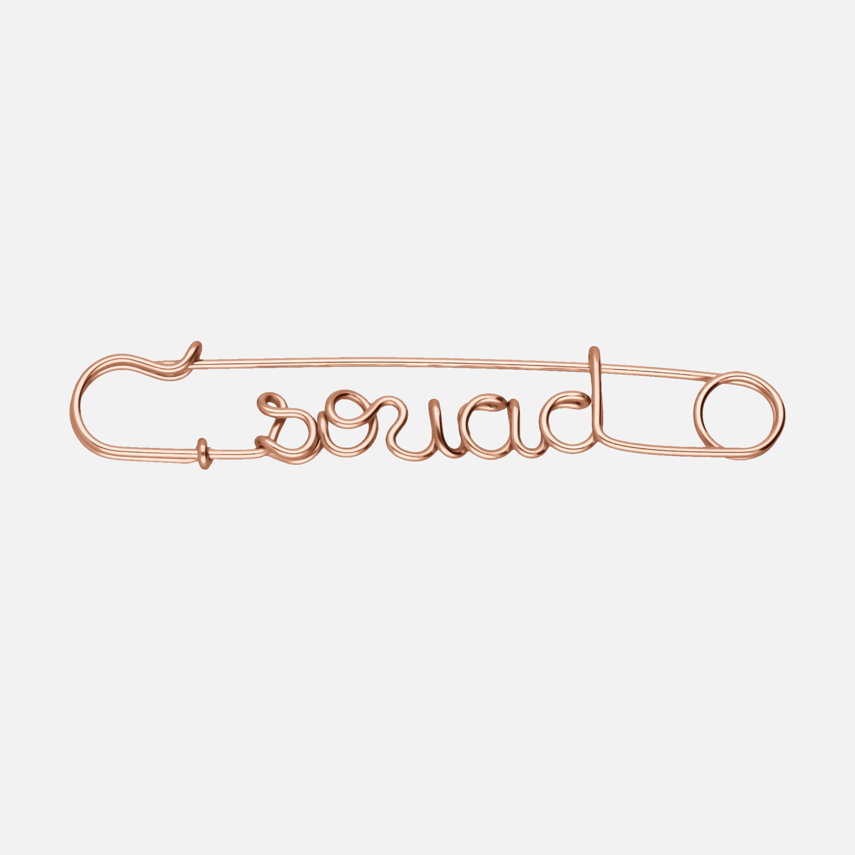 Safety Pin Personalized Brooch