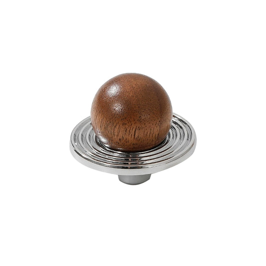 1.5'(38mm)UFO Wood Drawer Walnut Kitchen Cabinet Knobs