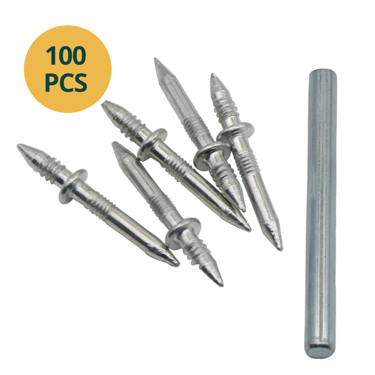 Double-Head Skirting Thread Seamless Nails