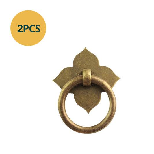 2Pcs Four-leaf Cabinet Knobs  Decorative Handles Safe Material for Home Furniture