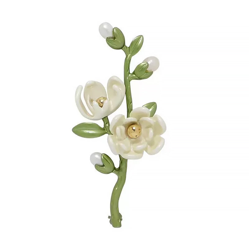 Magnolia Plant Brooch