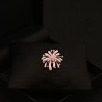 Pink fireworks mini brooch