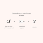 Original personalized brooches