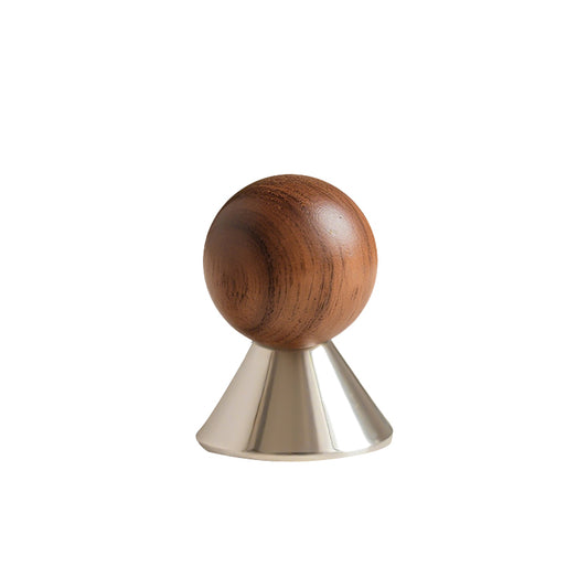 1.22'(31mm)Round Wood Drawer Walnut Kitchen Cabinet Knobs