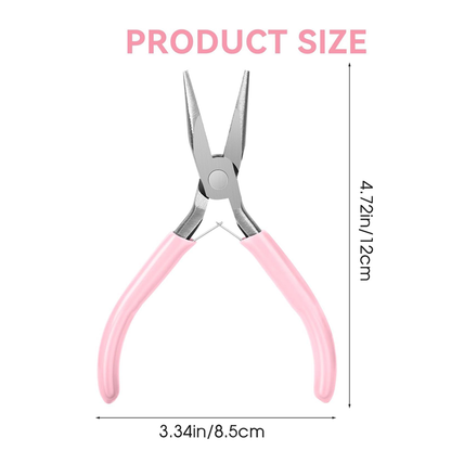 Needle Nose Pliers 5 Inch Long with Side Cutters