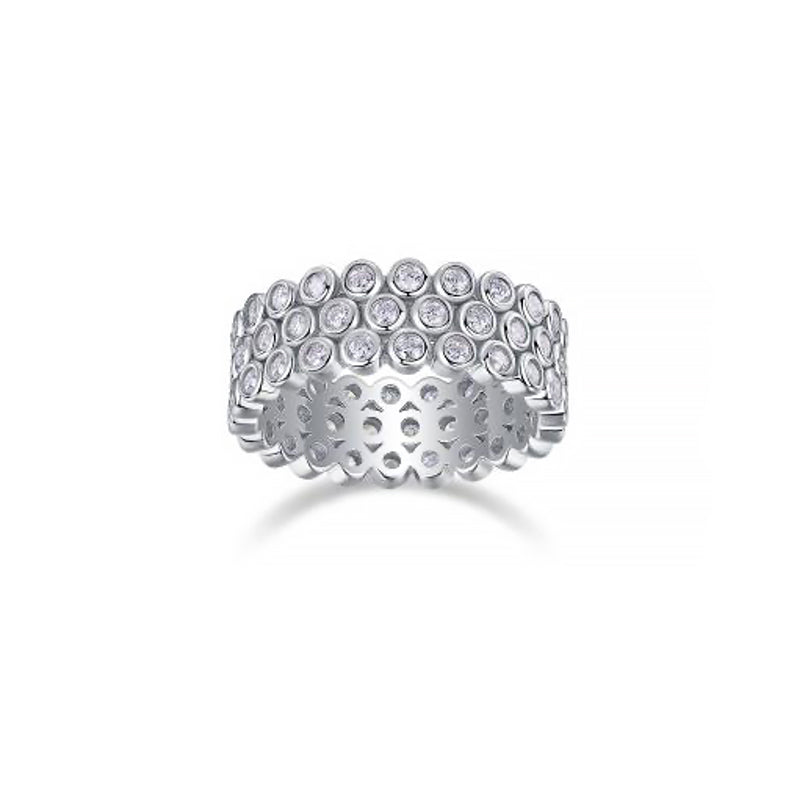 Moissanite S925 Silver Fashion Moissanite Ring