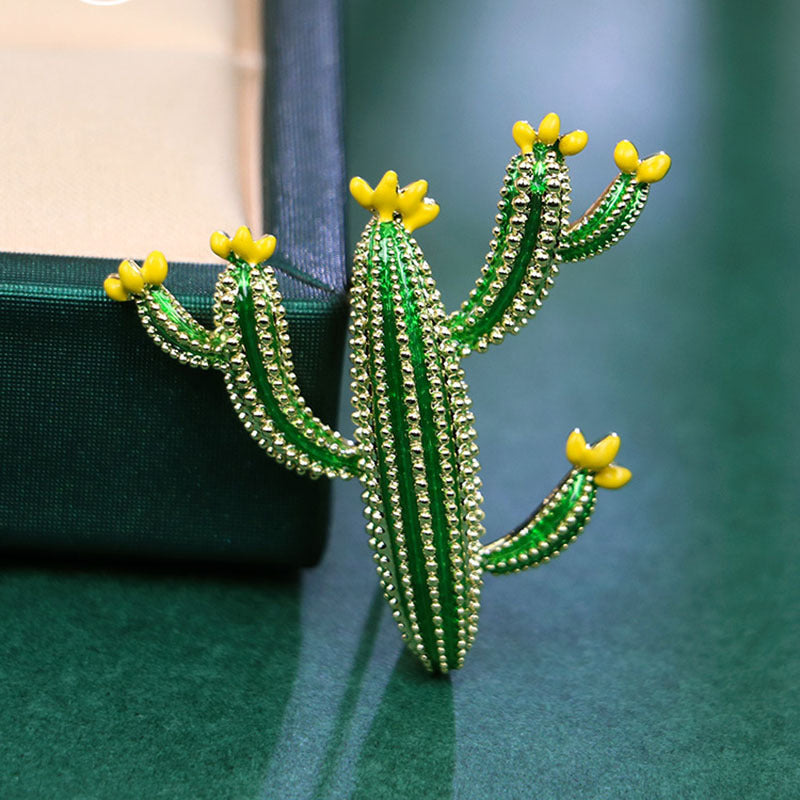 Cactus brooch