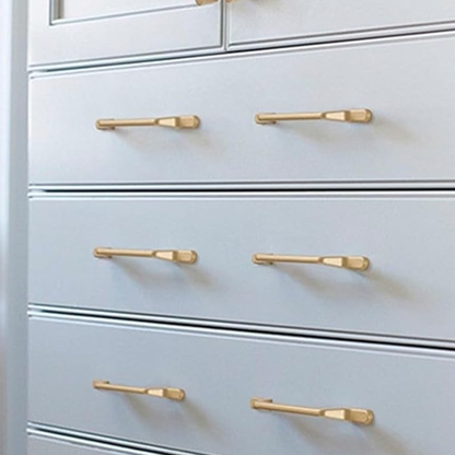 10 Pack 5 Inch Gold Aluminum Alloy Kitchen Cabinet Handles