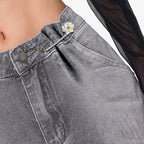 Camellia pants waist tightening pin Waist Buckle
