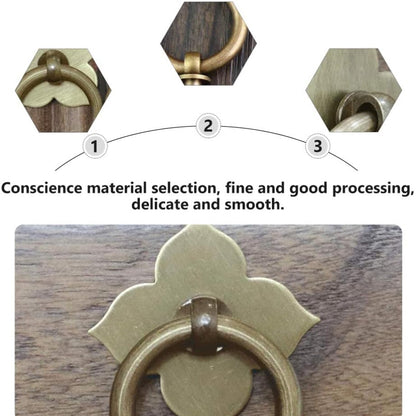2Pcs Four-leaf Cabinet Knobs  Decorative Handles Safe Material for Home Furniture