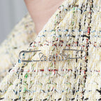 Personalized Safety Pin Brooch