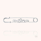 Personalized Safety Pin Brooch