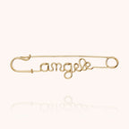 Safety Pin Personalized Brooch